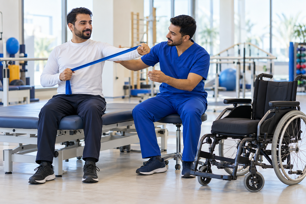دعم العلاج والتأهيل
